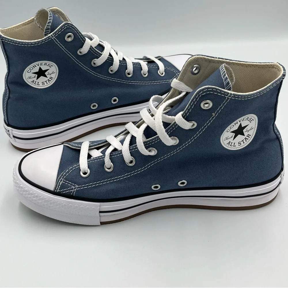 Converse Chuck Taylor All Star EVA Platform Sneaker Big Kid Size 7 Lakeside Blue